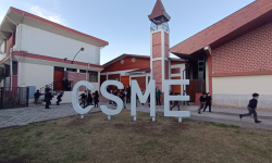 Instalan letras iniciales del “Colegio Santa María Eufrasia” de Ovalle